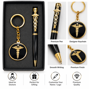 Doctor Pen & Keychain Gift Set